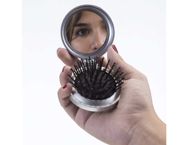 Espelho de Bolso com Escova XB10342 (MB1322.0225)
