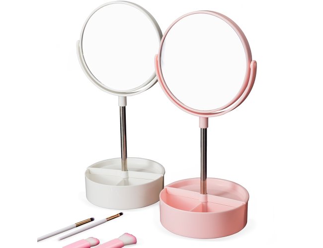 Espelho de Mesa Plstico 34,5x14,5cm XB18985 (MB11714)