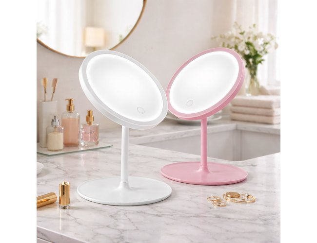 Espelho de Mesa Pl�stico com LED XB18981A (MB11571)