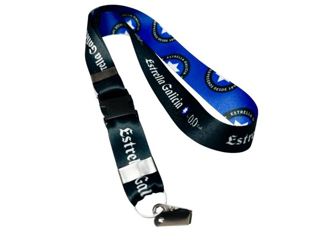 Cordão Para Crachá Digital 20mm com Trava de Mochila e Jacaré (MB1309)