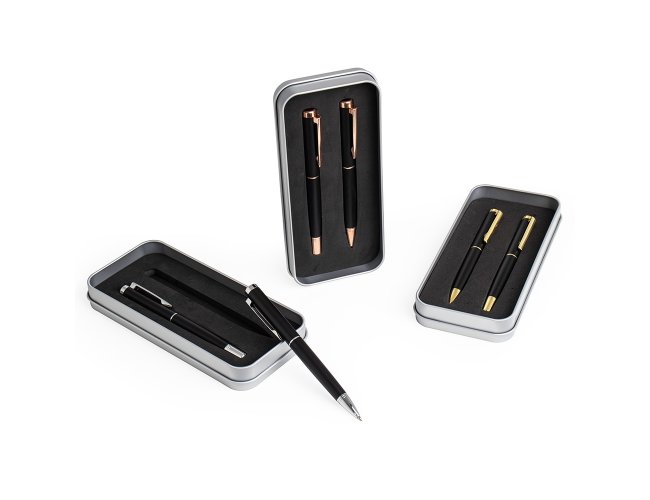Kit Caneta Esferogrfica e Roller XB08162 (MB12818.0325)
