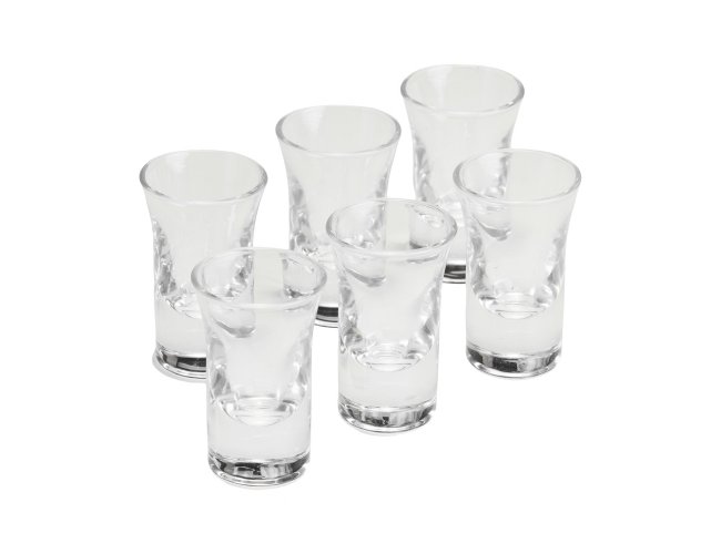 Kit Copo Vidro 30ml 6 Peças XB09082 (MB1927)