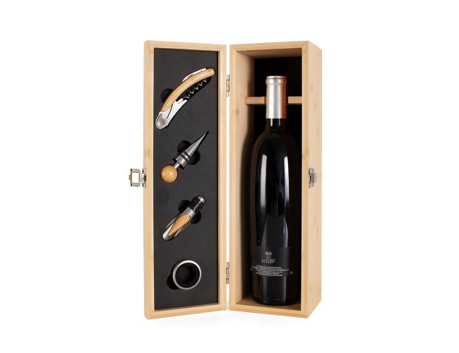 Kit Vinho Bambu 4 Pe�as XB15361 (MB17526)