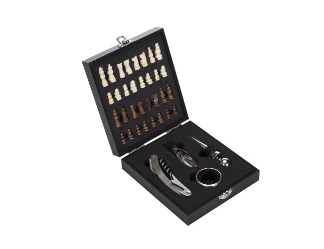 Kit Vinho Xadrez 4 peas XB12046 (MB14025.0425)