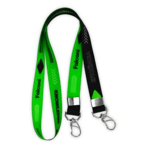 Cordo Para Crach Digital 20mm Com 2 Mosquetes (MB1334)