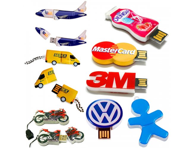 Pen Drive Estilizado em Acrlico 4GB PE4GB