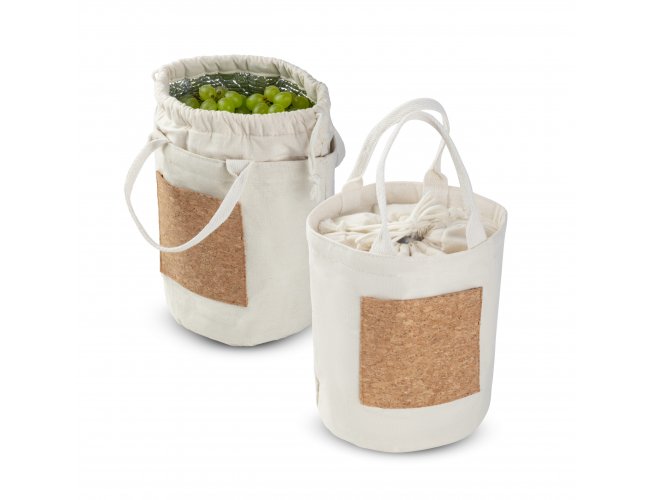 Bolsa Térmica em Algodão e Cortiça 22x18cm AIBT212 (MB12230)