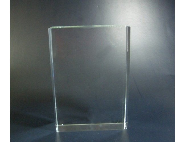 Placa de Cristal 18x14x3cm