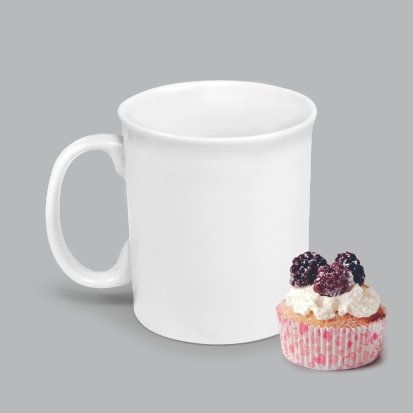 Caneca de Porcelana 350ml BV02 (MB1883.0121)