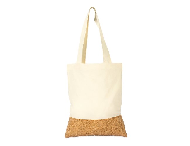 Sacola de Algodo com Fundo Cortia 38,5x30,5cm XB15278 (MB11345)