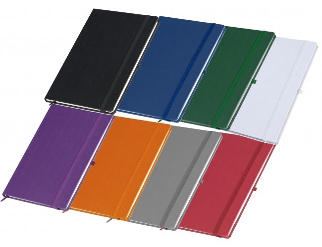 Caderneta Tipo Moleskine em Couro Sinttico 21X14cm Com Pauta XB14728P (MB11254.0325)